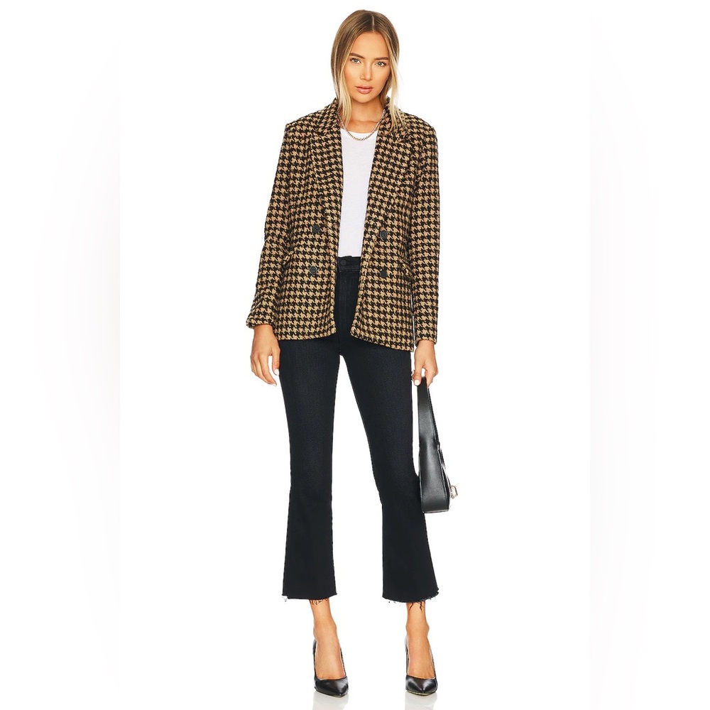 MOTHER Hustler Ankle Fray Black Jeans